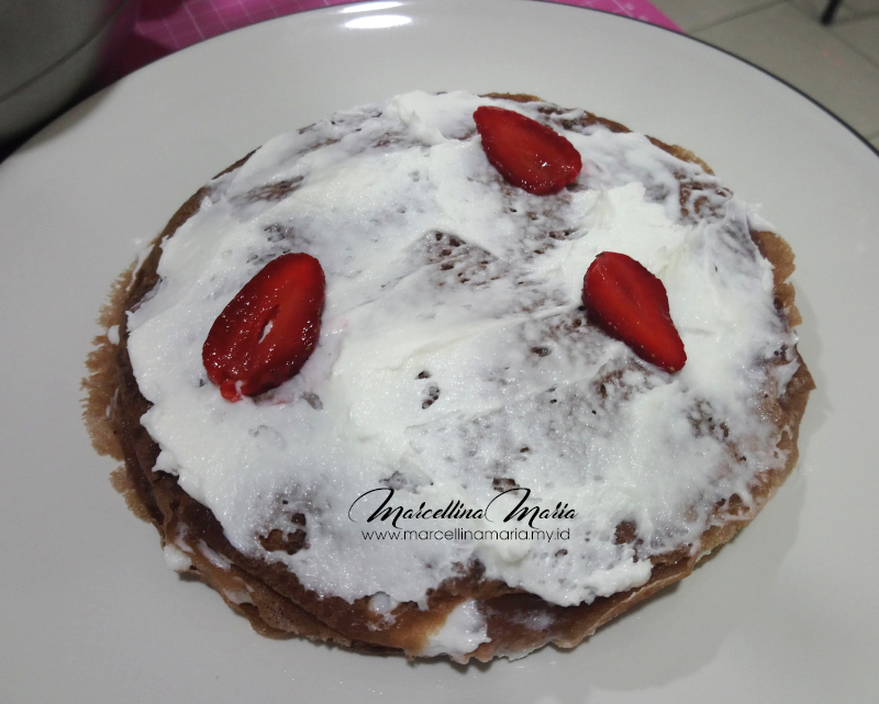 Chocolate - Strawberry Mille Crepes Recipe